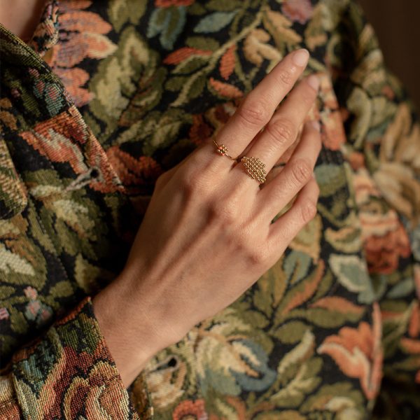 Tapestry - ring - doré - Afbeelding 2