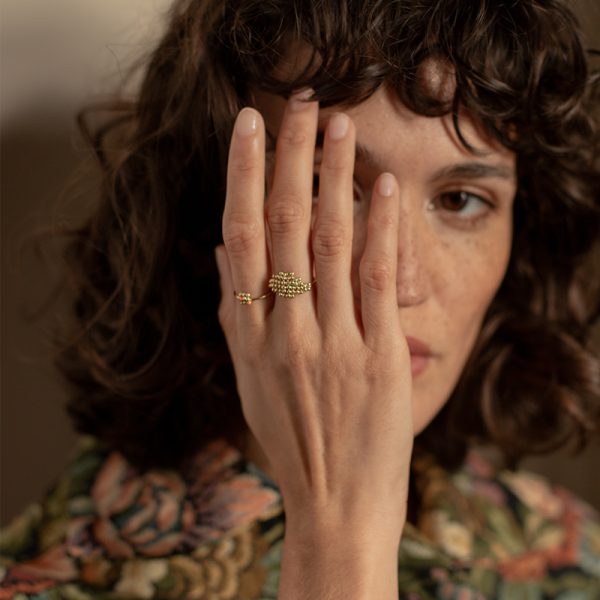 Tapestry - ring - doré - Afbeelding 4