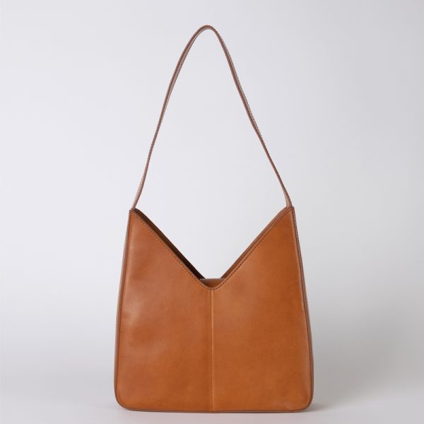 Vicky – handtas – cognac classic leather - Afbeelding 8
