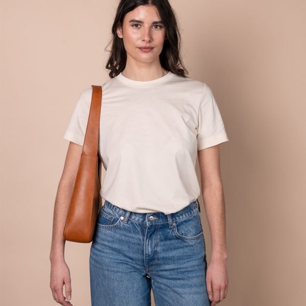 Vicky – handtas – cognac classic leather - Afbeelding 3
