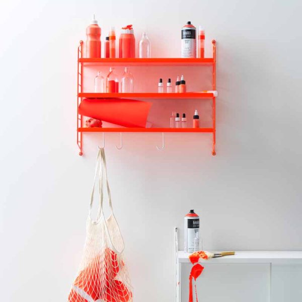 Pocket metal - wandplank - neon