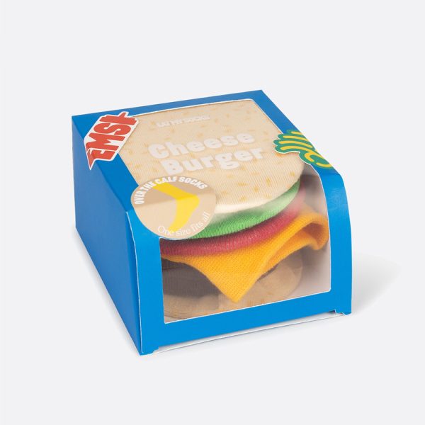 Cheeseburger - sokken - Afbeelding 3