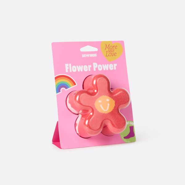 Flower power – sokken – red - Afbeelding 4