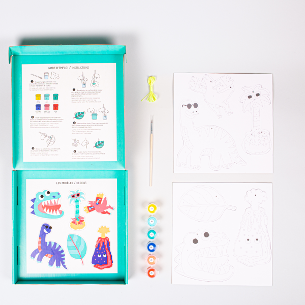 Dinos paint box - speelgoed - Afbeelding 2