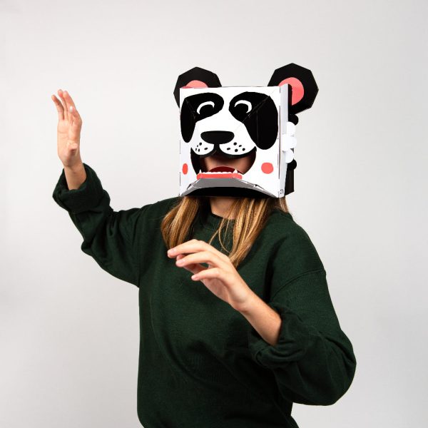 Panda 3D mask - speelgoed - Afbeelding 2
