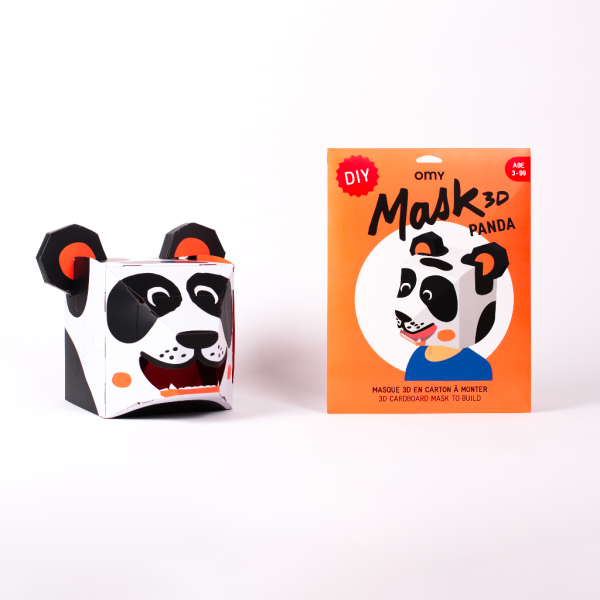 Panda 3D mask - speelgoed - Afbeelding 3