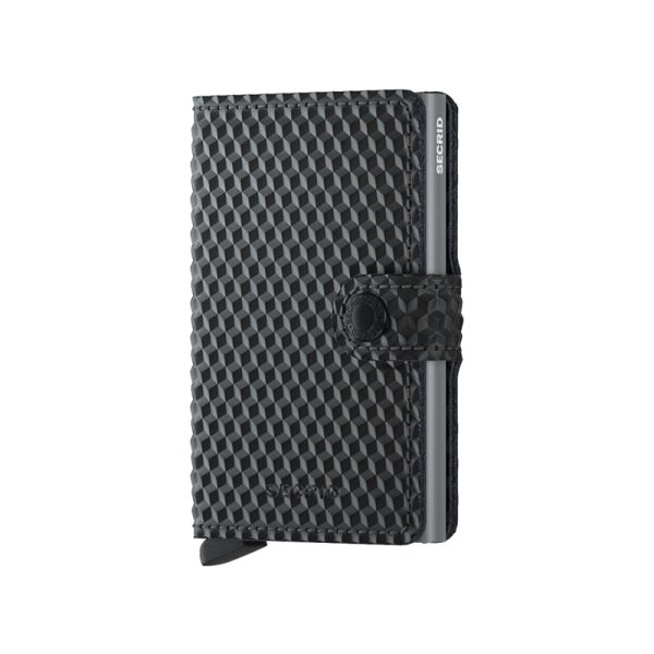 Miniwallet - portefeuille - cubic black/titanium