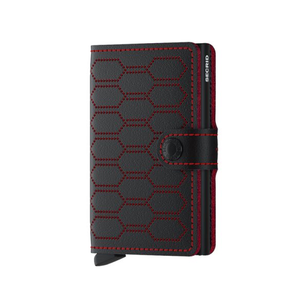 Miniwallet - portfeuille - fuel black/red