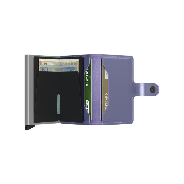 Miniwallet - portfeuille - metallic lila - Afbeelding 3