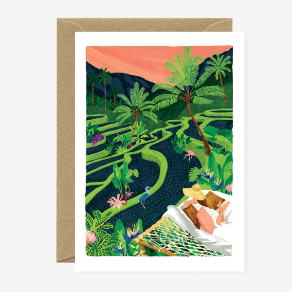 Bali with a view - wenskaart