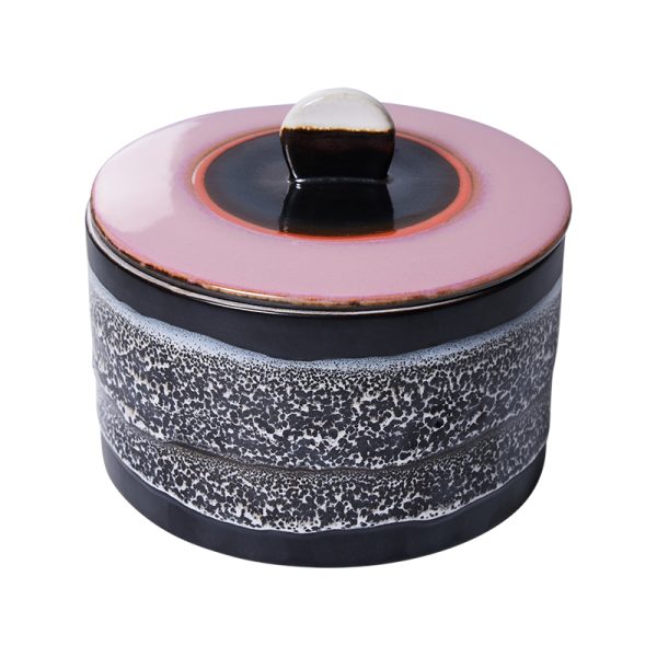 70s ceramics cookie jar - voorraadpot - disco - Afbeelding 4