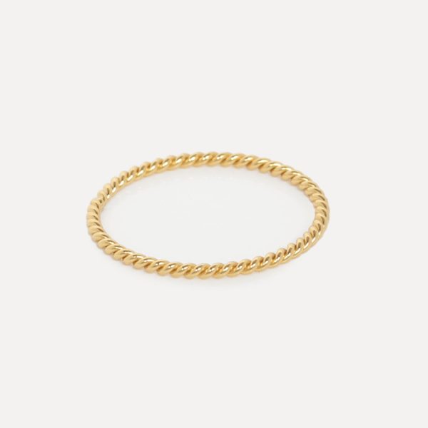 Cecilia twisted ring T54 – ring – gold