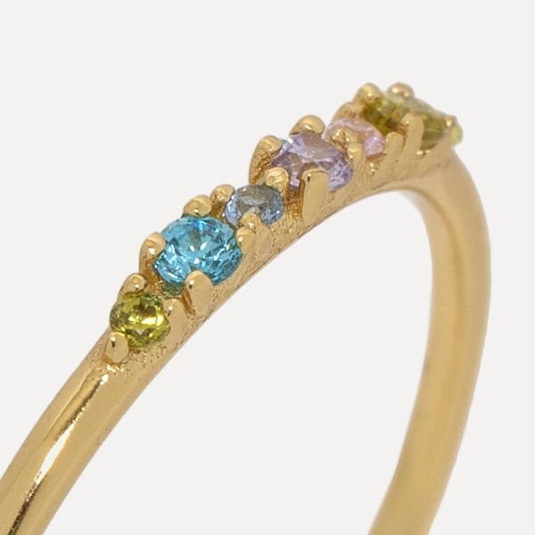 Chloe vintage multi T52 - ring - gold - Afbeelding 2