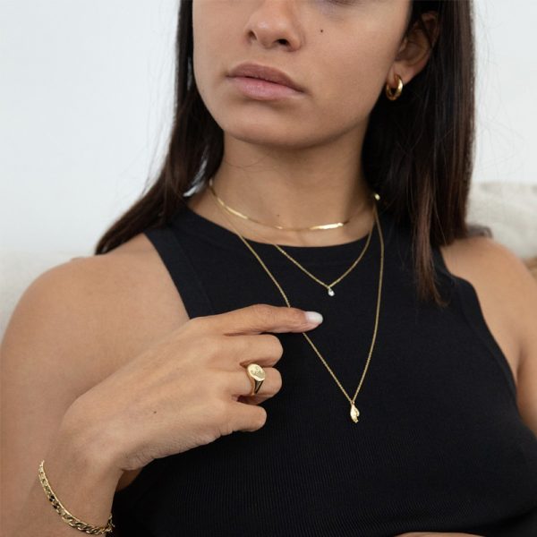 Roma hand - ketting - gold - Afbeelding 3