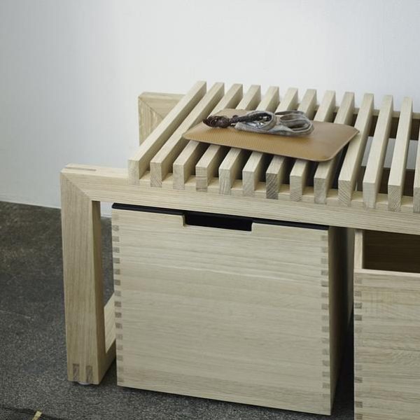 Cutter bench 120 - bank - oak - Afbeelding 4