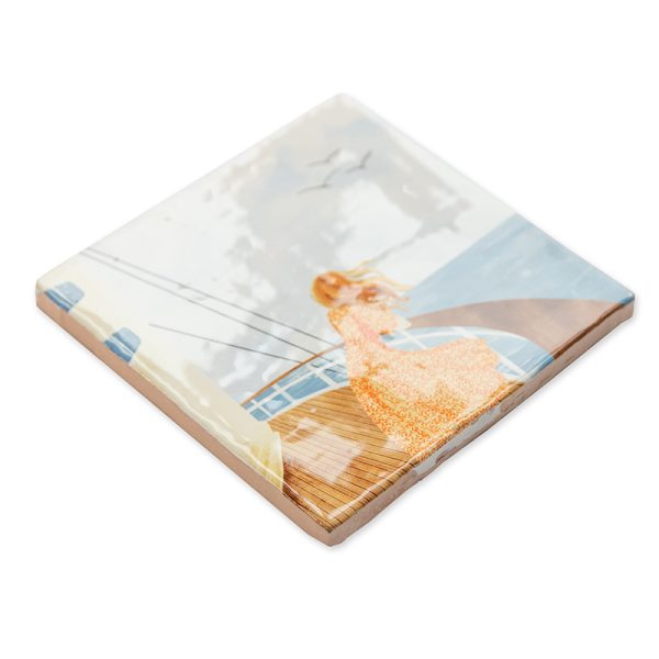 View on the horizon 10x10cm - decoratie - Afbeelding 3