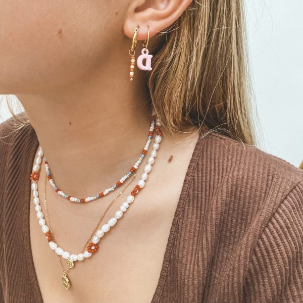 Choker red pink blue - ketting - Afbeelding 4