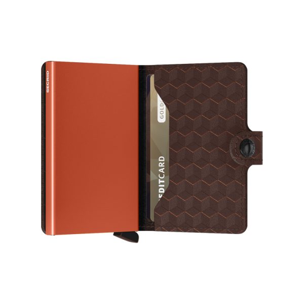 Miniwallet - portefeuille - optical brown/orange - Afbeelding 3