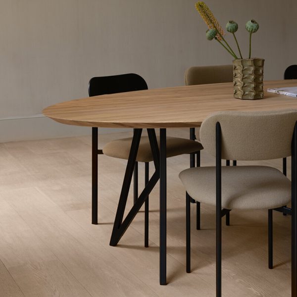 Butterfly oval – tafel – oak - Afbeelding 3