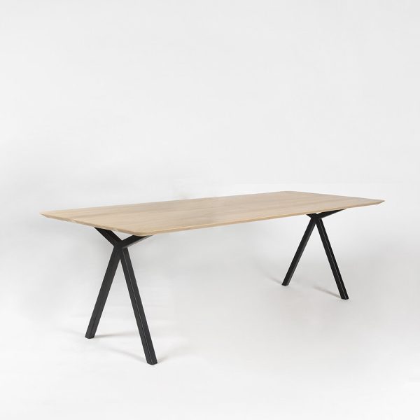 Slim x-type rectangular - tafel - oak - Afbeelding 3