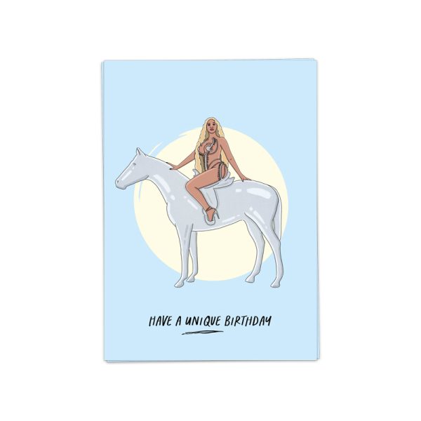 Unique bday - wenskaart