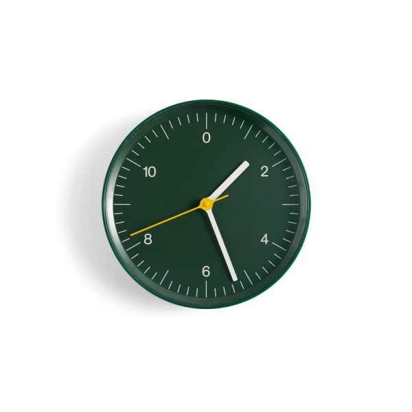 Wall clock – wandklok – dark green - Afbeelding 2