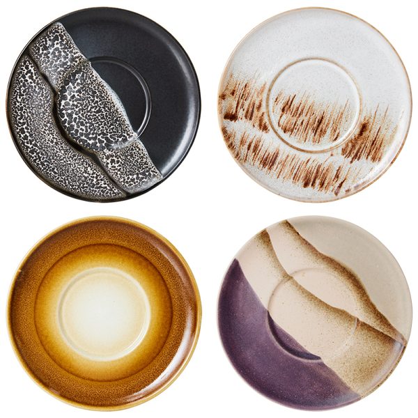 70s ceramics - onderzetbord - big sur (set of 4) - Afbeelding 2