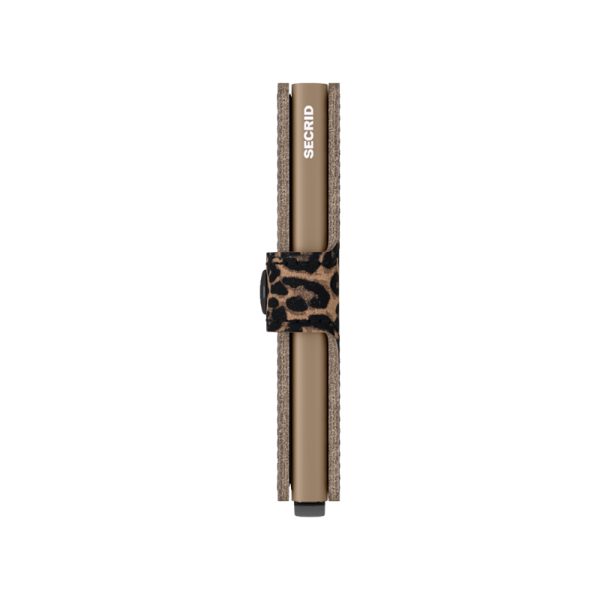 Miniwallet - portefeuille - leo beige - Afbeelding 2