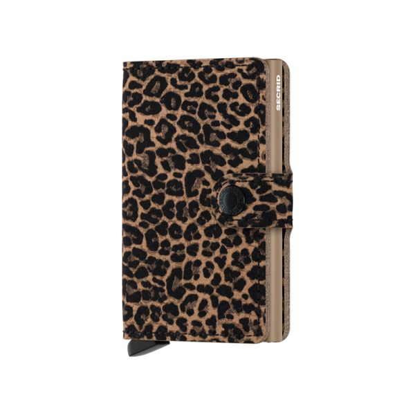 Miniwallet - portefeuille - leo beige