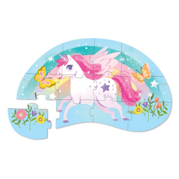 Sweet unicorn 12 piece mini puzzle – puzzel - Afbeelding 2