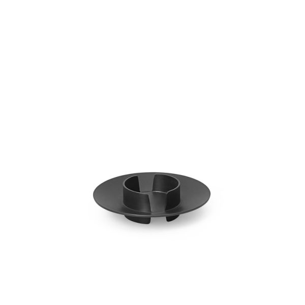 Block candle holder - kaarsenhouder - black brass - Afbeelding 2