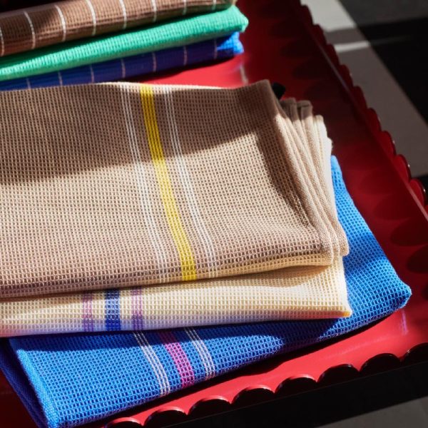 Canteen tea towel - theedoek - blue/fuchsia - Afbeelding 2