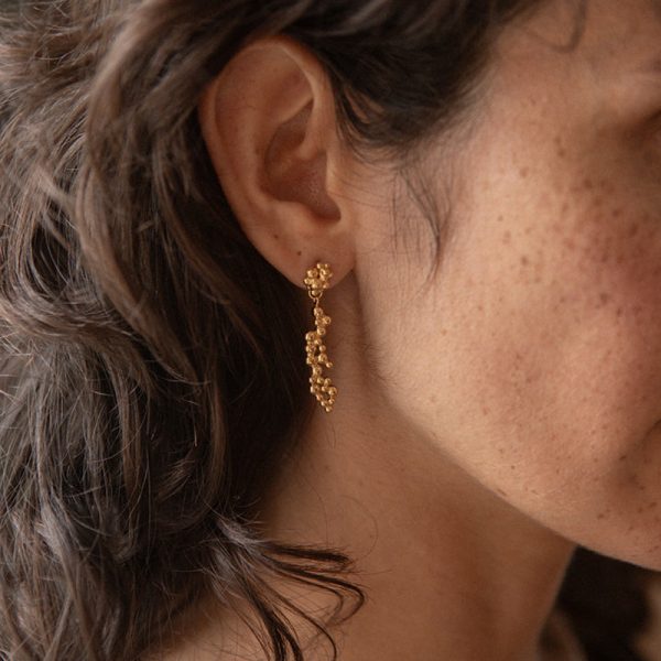 Boucles d'oreilles deia - oorbellen - doré