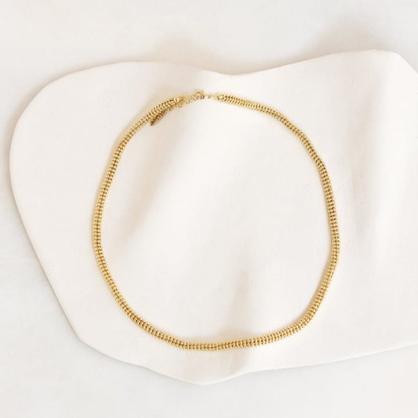 Collier Deia maxi - ketting - doré