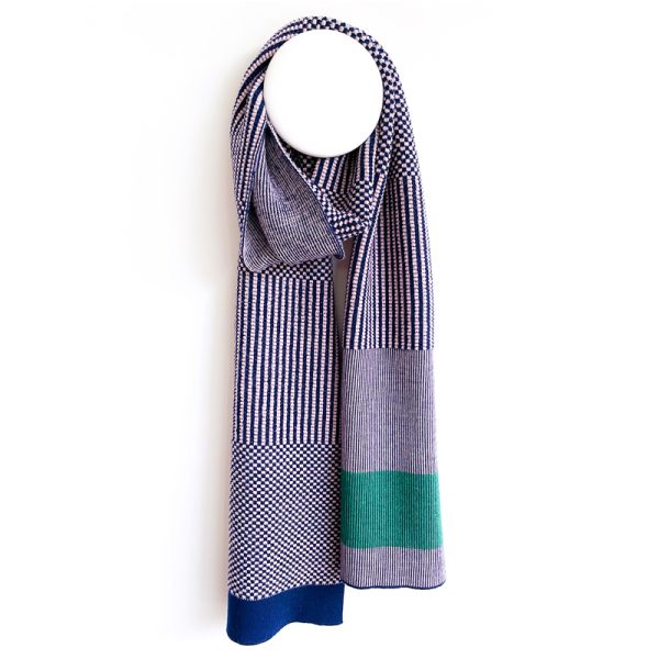 Jack - sjaal - marine/nude/green - Afbeelding 3