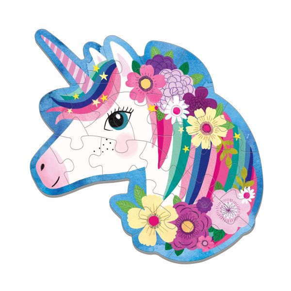 Unicorn shaped mini puzzle – puzzel - Afbeelding 2