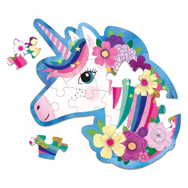 Unicorn shaped mini puzzle – puzzel - Afbeelding 3