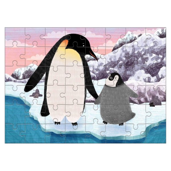 Emperor penguin mini puzzle - puzzel - Afbeelding 2