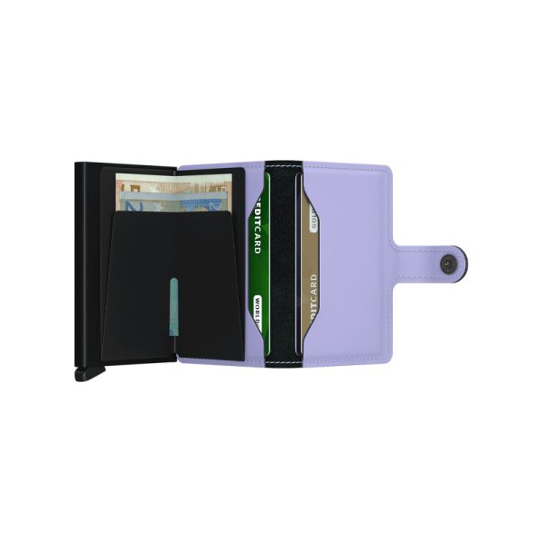Miniwallet - portefeuille - matte lilac/black - Afbeelding 4