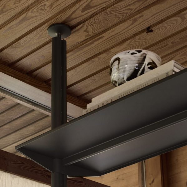 Pira G2 floor-to-ceiling – kast – black grey/walnut - Afbeelding 2