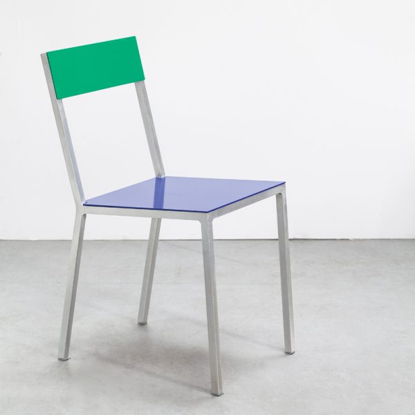 Alu chair by muller van severen - stoel - dark blue/green