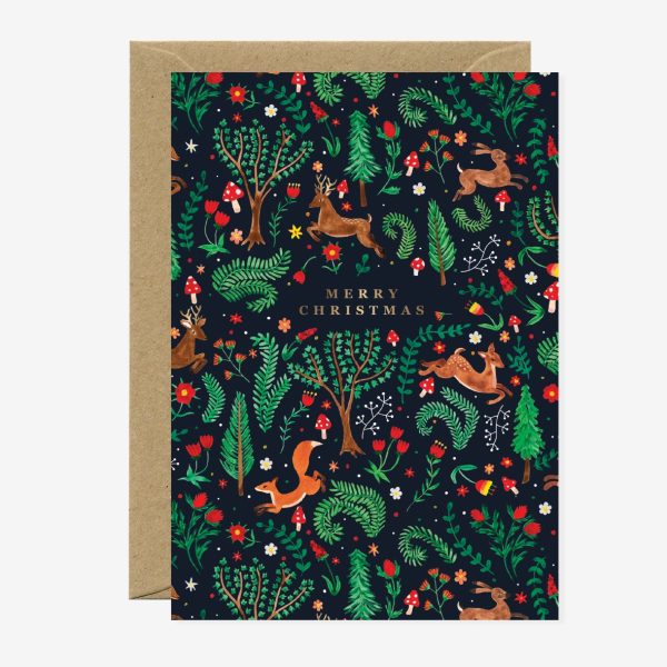 Enchanted forest - wenskaart