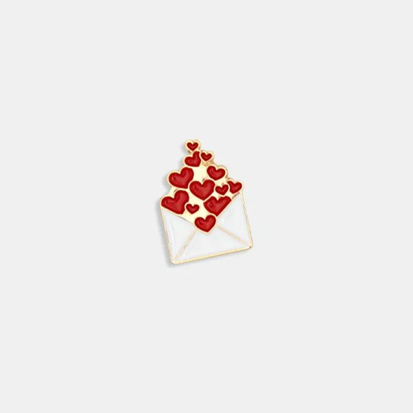 Hearts envelop - pin - Afbeelding 2