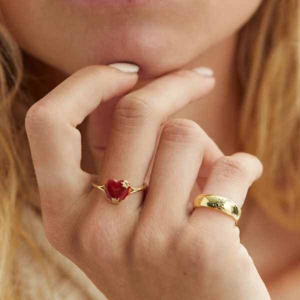 Sky of wonder ring 17 - ring - goldplated - Afbeelding 2