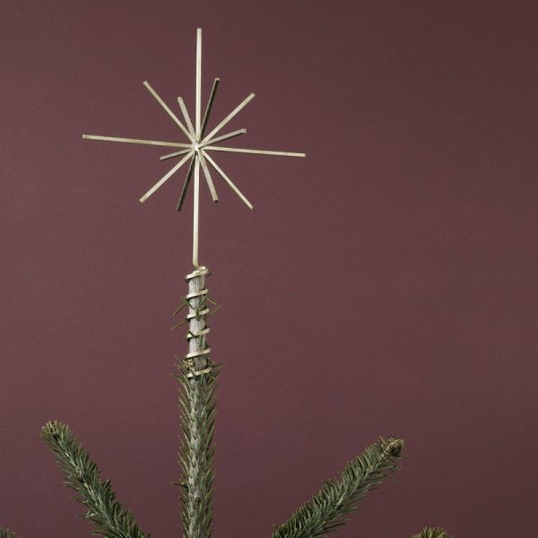 Christmas tree top star - kerstdecoratie - brass - Afbeelding 2
