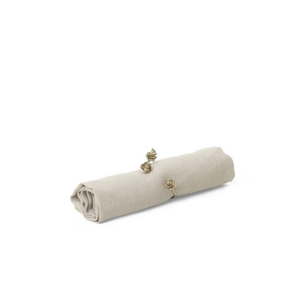 Forest napkin rings - servetring - brass - Afbeelding 3