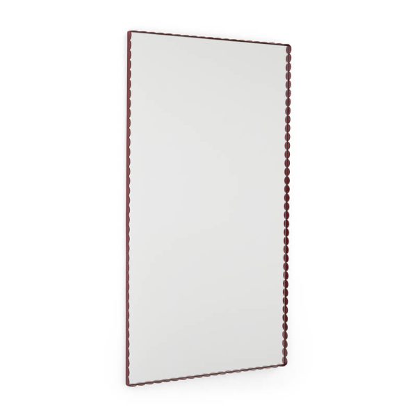 Arcs mirror rectangle l – spiegel – burgundy - Afbeelding 3