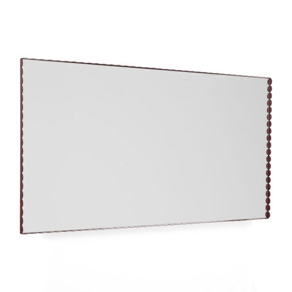Arcs mirror rectangle l – spiegel – burgundy - Afbeelding 4