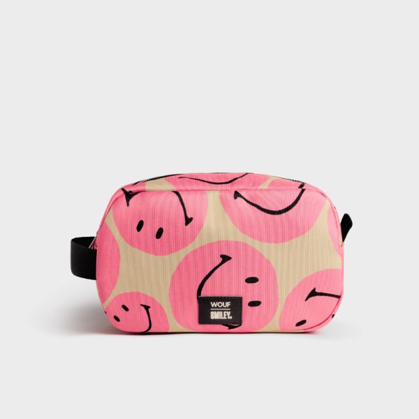 Smiley pink toiletry bag - toilettas - Afbeelding 2