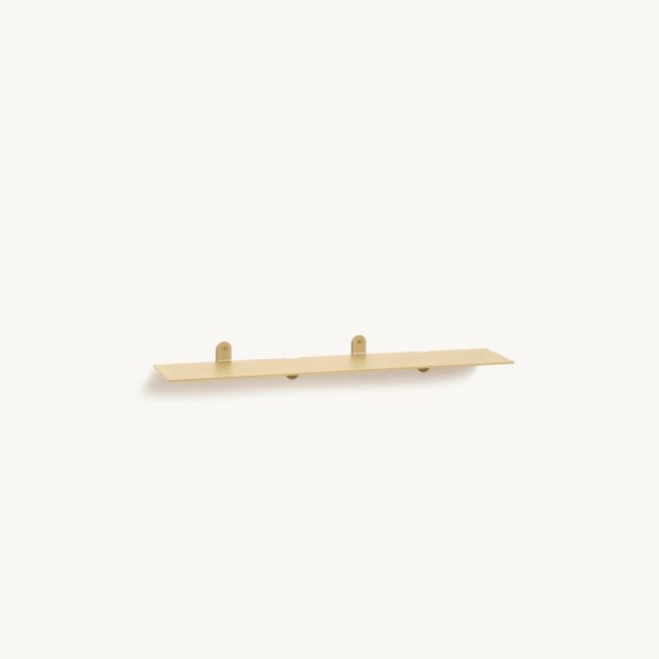 Shelf n1 unlacquered - wandplank - messing